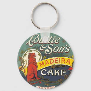 Couttie u. der Madeira-Kuchen-Dundees des Sohns Schlüsselanhänger