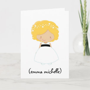 Coutume vous serez ma carte de voeux de demoiselle