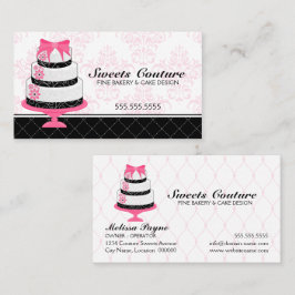 Couture backt Bäckerei-Gewohnheit zusammen Visitenkarte