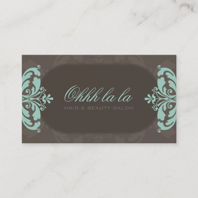 COUTURE BUSINESS CARD: Couture blüh 2L Visitenkarte (Vorderseite)