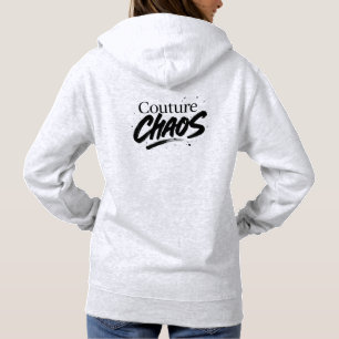 Couture Chaos Hoodie - Hochfashion-Messy-Ästhetik