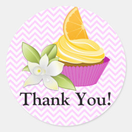 Couture Cupcake Bakery Vielen Dank Runder Aufkleber