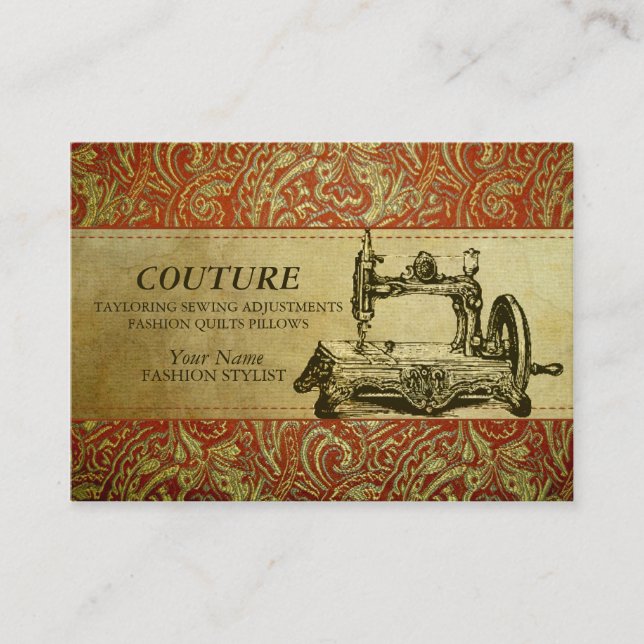 COUTUREN - Geschäfts-Karte Visitenkarte (Vorderseite)