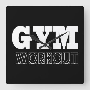 Couvercle de pompe d'entraînement de gym Horloge d