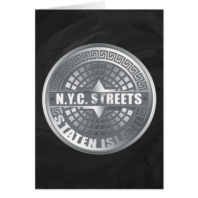 Couvercles de regards de visite Staten Island (Devant)