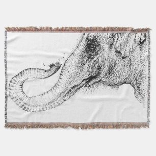 Couverture 100% fidèle d'un éléphant par Inkspot