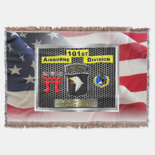 Couverture 101e division aéroportée Drapeau sur mesure