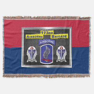 Couverture 173e brigade aéroportée Conception personnalisée g