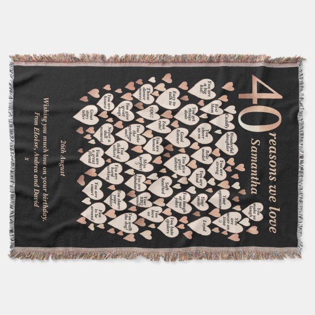 Couverture 40e anniversaire 40 raisons Nous vous aimons (Devant)
