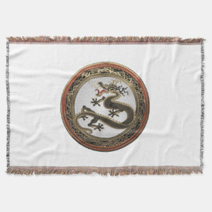 Couverture [500] Dragon oriental sacré noir et or