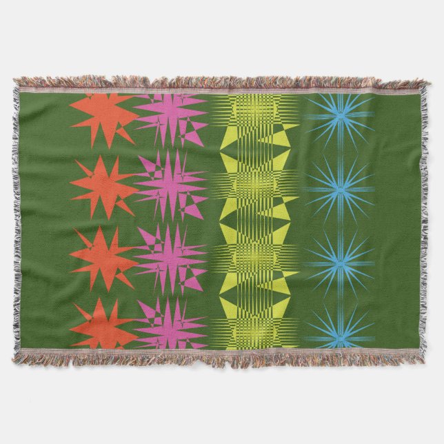 Couverture à jeter en zigzag (Devant)