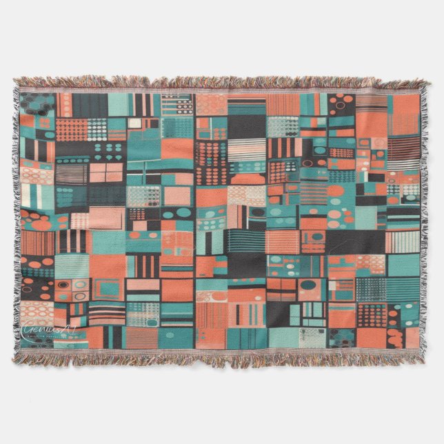 Couverture à jetons en coton multiforme (Devant)