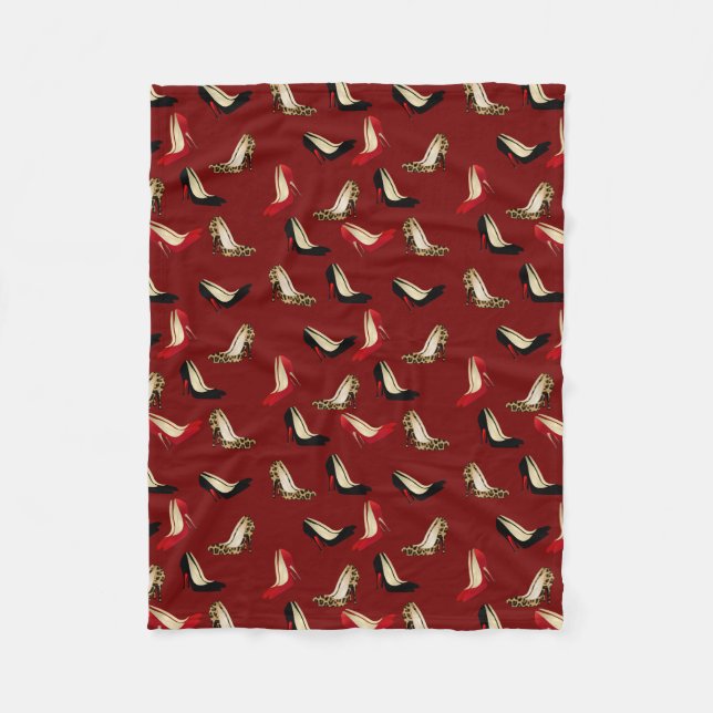 Couverture à la mode d'ouatine de talons stylets (Devant)