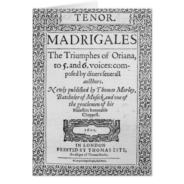 Couverture à la pièce de tenor (Devant)