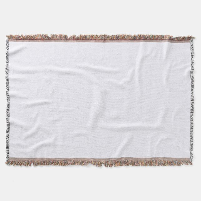 Couverture à lancer blanc fantôme (Devant)