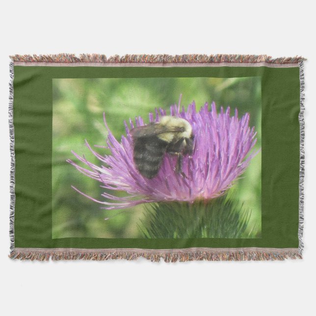 Couverture Abeille sur chardon (Devant)