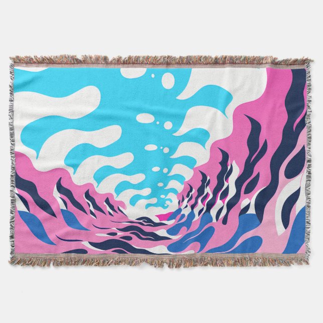 Couverture Abstract Dream Wave – Vibrant Surreal Flow (Devant)