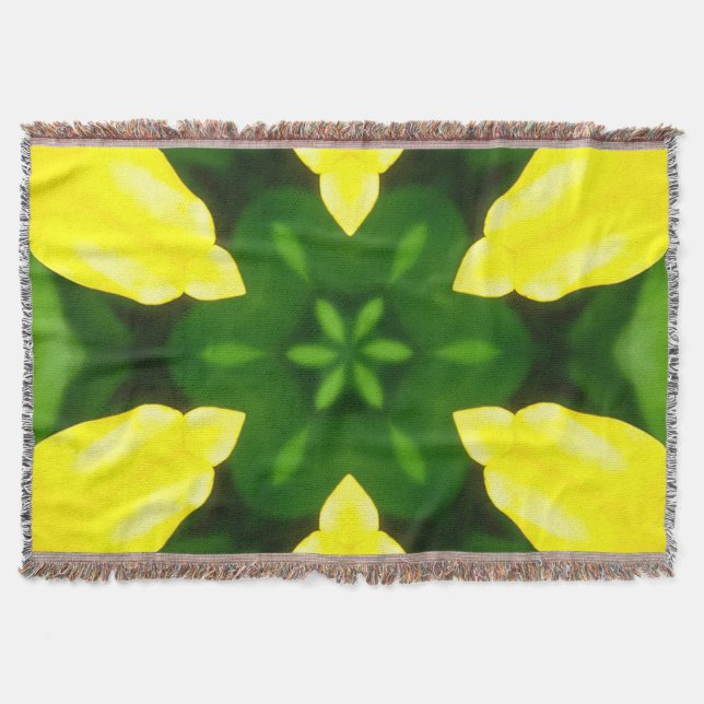COUVERTURE ABSTRACT YELLOW AND GREEN DRAWING. SAMER BRASIL. 3 (Devant)