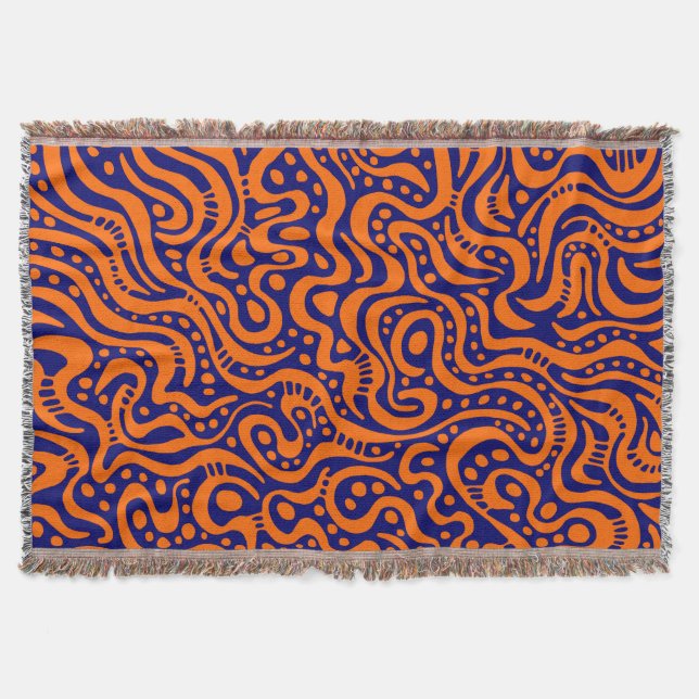 Couverture Abstrait 041211 - Marine orange et profonde (Devant)