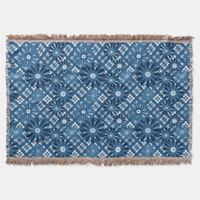 Couverture Abstrait moderne sans couture à damiers plaid bl f (Devant)