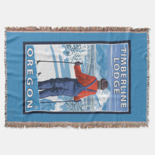 Couverture Admirer de skieur - loge de Timberline, Orégon