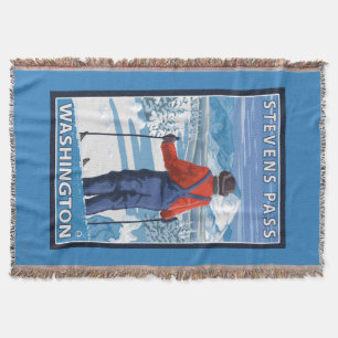 Couverture Admirer de skieur - passage de Stevens, Washington