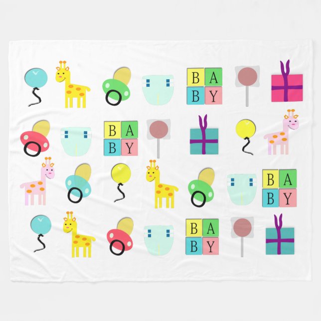 Couverture adulte de bébé de conception mignonne (Devant (Horizontal))