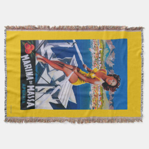 Couverture Affiche de voyage de marina de Massa