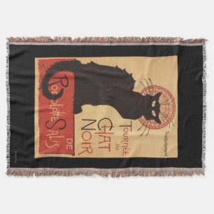 Couverture Affiche Noir de promo de chat noir de troupe de