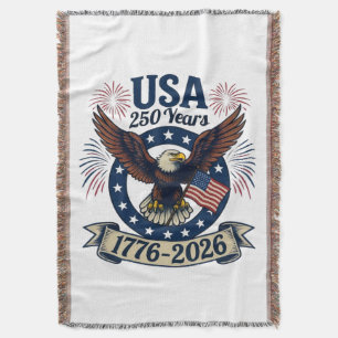 Couverture Aigle Américain Patriotique 250 Ans 1776-2026
