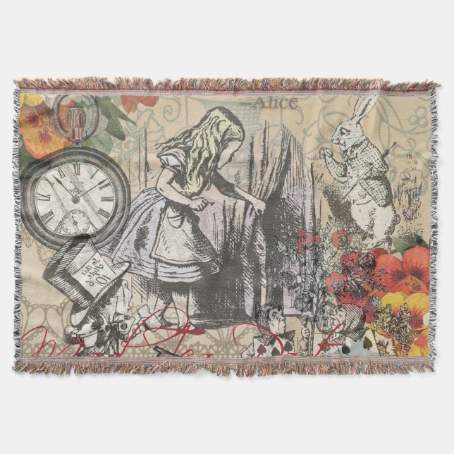 Couverture Alice au pays des merveilles Rideau Art classique (Devant)