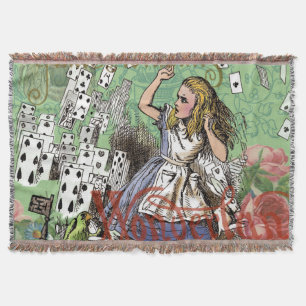 Couverture alice cartes d'aventure merveilleux chapeau lapin