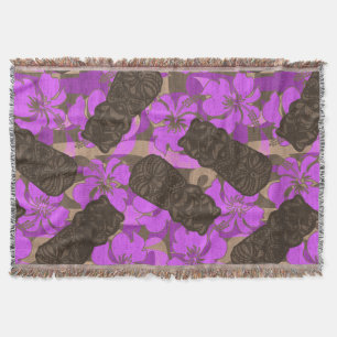 Couverture Ali'i Refuge Hawaiian Hibiscus Tiki