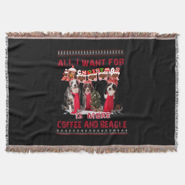Couverture All I Want Beagle And Coffee (Devant)