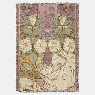 Couverture Alphonse Mucha Élegantes Étoiles Art nouveau Camél