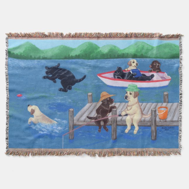 Couverture Amusement Labradors de lac (Devant)