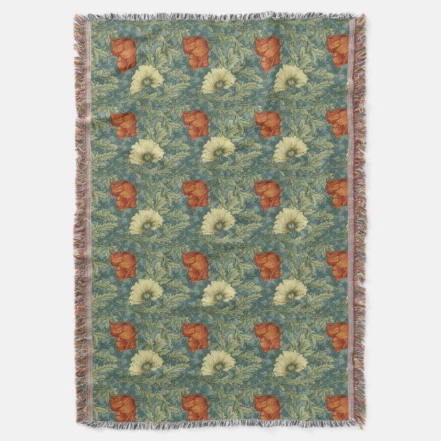 Couverture Anémone Fleurie William Morris (devant Vertical)