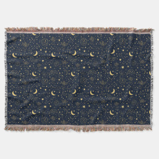 Couverture Anges célestes dorés et constellation