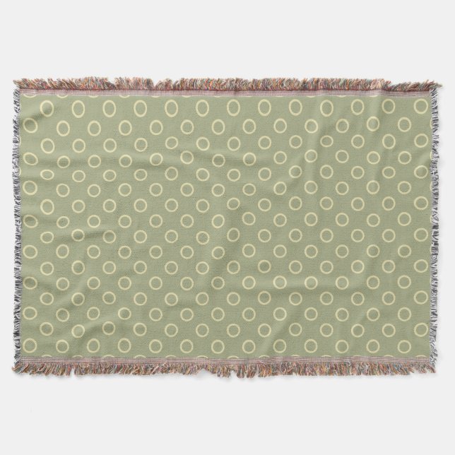 Couverture Anneaux de crème vanille sur Sage Green (Devant)