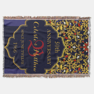 Couverture Anniversaire de mariage orné de bijoux de luxe