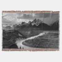 Ansel Adams Teton la rivière Snake