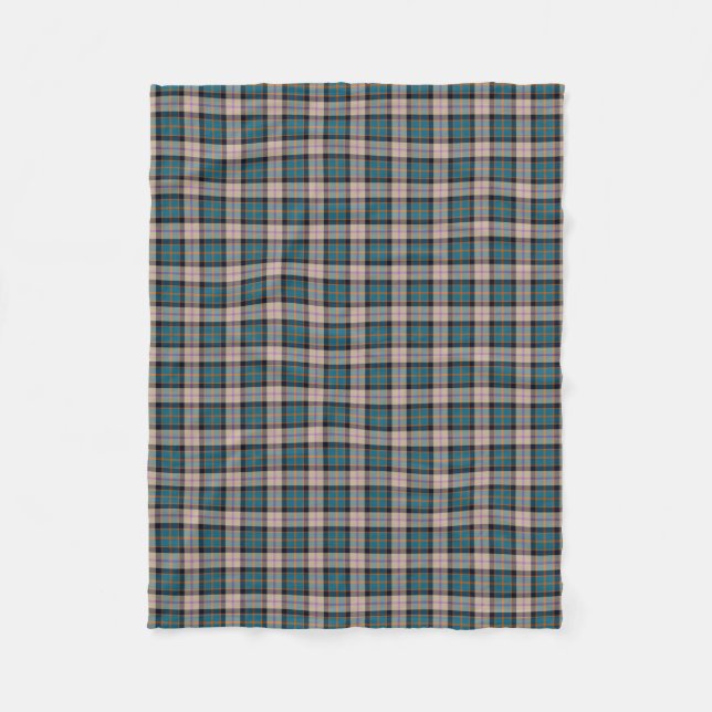 Couverture antique d'ouatine de tartan de (Devant)