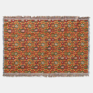 Couverture Antique Inca Tribal Star Motif Imprimer