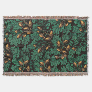 Couverture Antique Malachite Chêne Glands