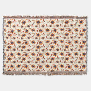 Couverture Aquarelle Chute Florale Motif sans joint