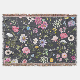 Couverture Aquarelle Florale : Motif d'été doux.