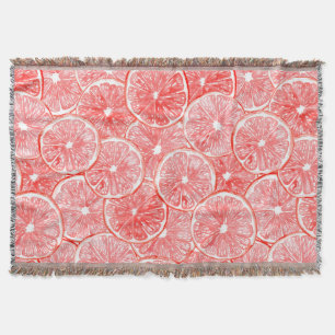 Couverture Aquarelle pamplemousse motif