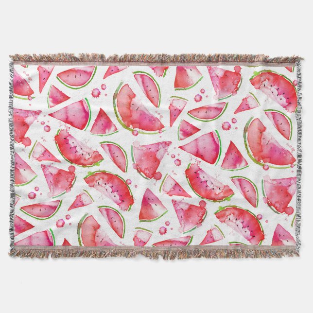 Couverture Aquarelle pastèque 1 (Devant)