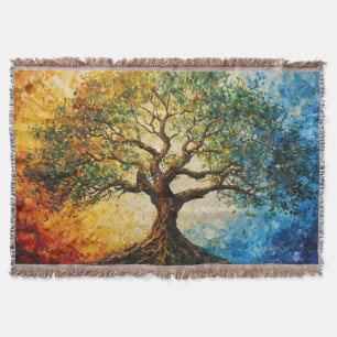 Couverture Arbre de connaissances - Peinture à l'huile
