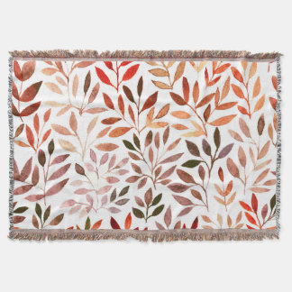 Couverture Arbres rétro, aquarelle motif sans couture.